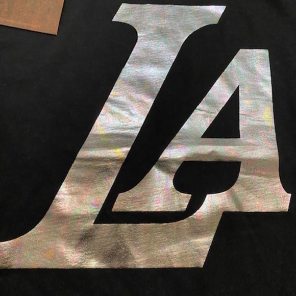 Mitchell & Ness Los Angeles Lakers Iridescent T-Shirt NWT - Picture 4 of 6